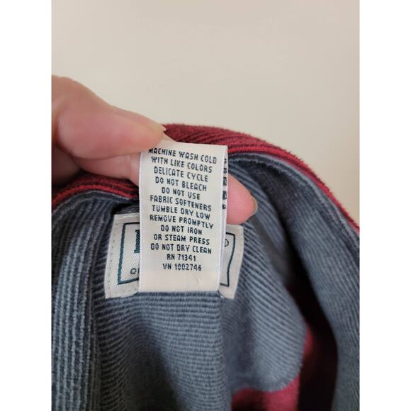 L.L. Bean Men's 1/4 Button Pullover Shirt Tall Long Sleeve Mock Neck Size Large - Picture 5 of 5